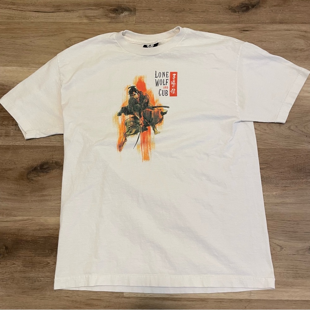 Vintage Lone Wolf And Cub Shirt Mens Large White Dark Horse Comics 1995 RARE
